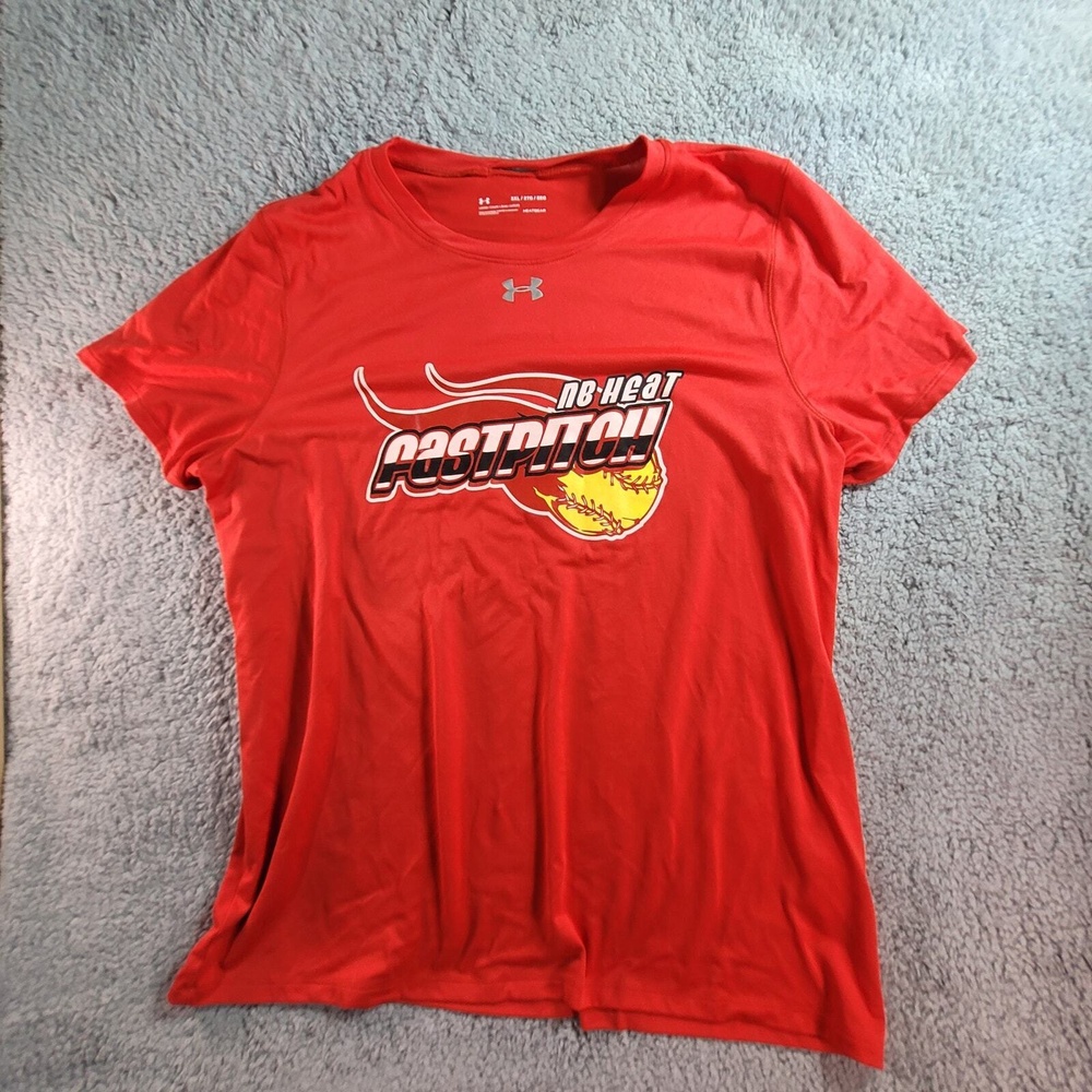 Under Armour 2XL LOOSE HEATGEAR‎ FastPitch Tshirt UA NEW BERLIN